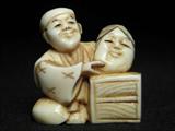 One of many fine Japanese netsuke in this auction