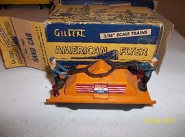 Gilbert/American Flyer hand cart