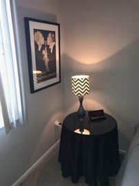 TABLE AND LAMP