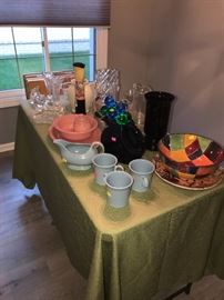 FIESTAWARE AND CRYSTAL