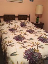 Mid century modern bed.