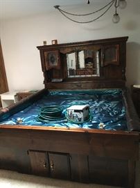 California king waterbed. 