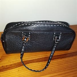 Fendi leather purse
