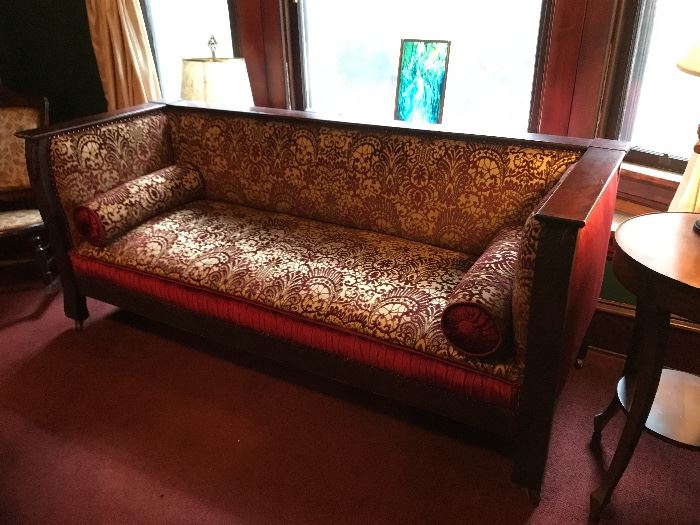 Empire revival/Colonial revival sofa, Ca. 1900