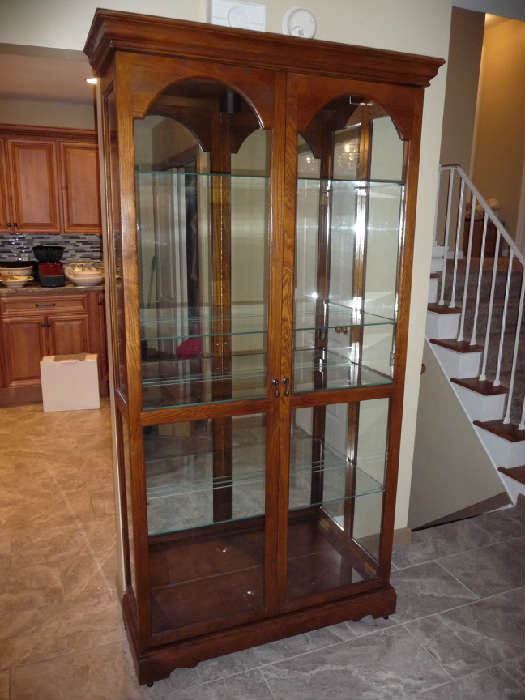 WOOD CHINA CABINET 