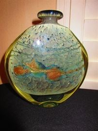 Coeur de France Art Glass Vase