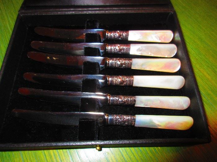 Mother of Pearl Handled Knives