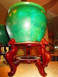Chinese Fishbowl on Stand