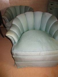 Pair of Vintage Swivel Chairs 