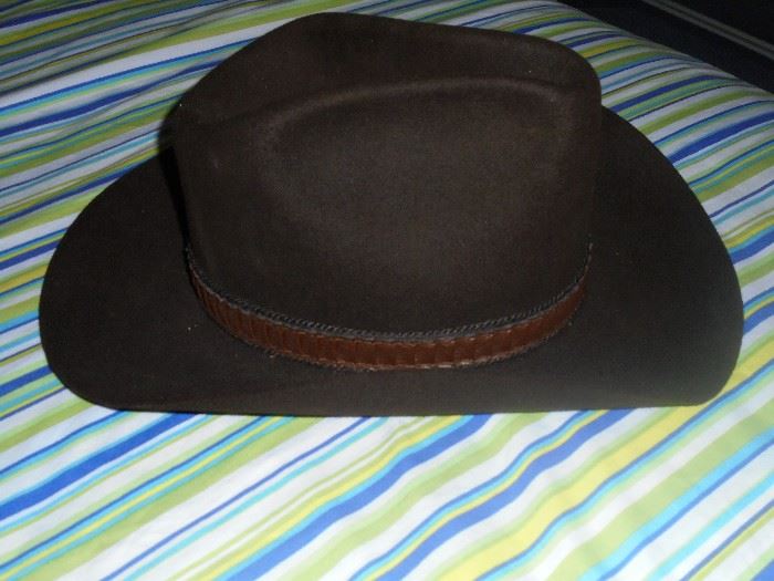 3X Beaver Stetson western hat size 7 3/8