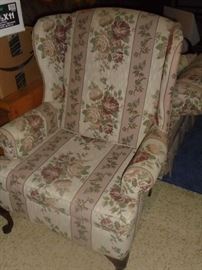 Matching wing back chair