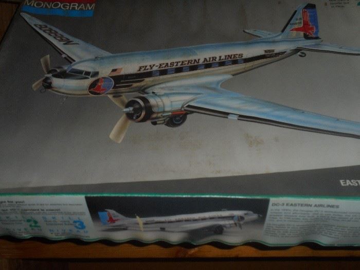 Monogram 1:48 Eastern airlines DC-3 model in box