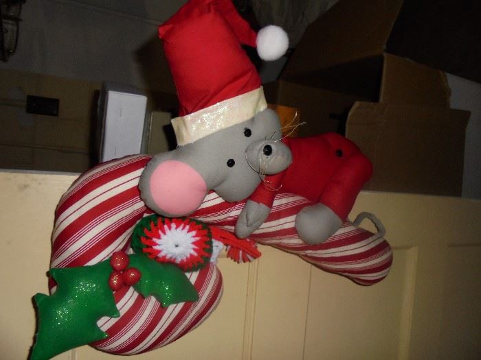 Christmas mouse & candy cane