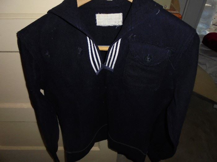 RARE WWII Navy uniform  top & bottoms