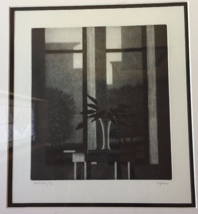Robert Kipness Artist's Proof "Two Windows"