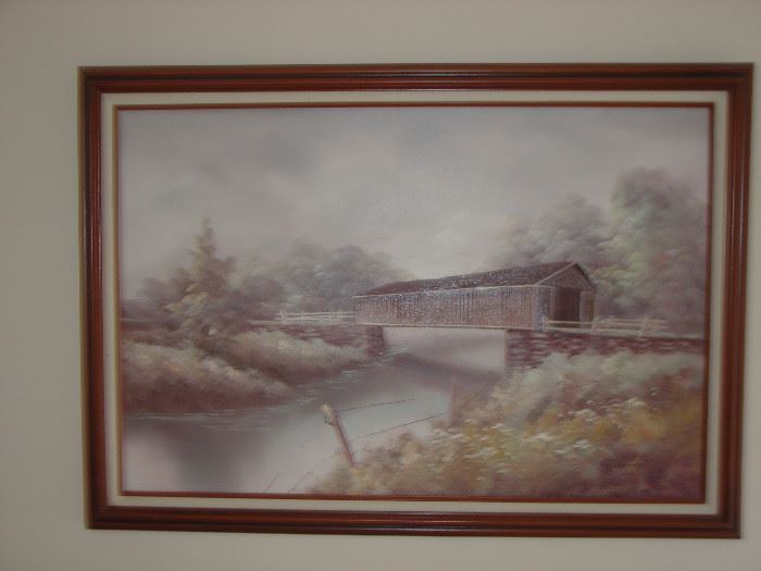 one of many oil paintings