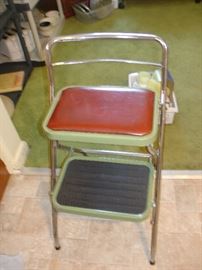 mid century step stool/chair