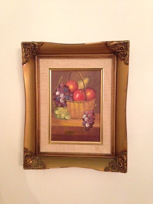 painting fruit still life