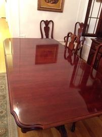 mahogany dining table