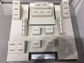 STULLER "EVER AND EVER" sample set complete with display and literature. Current set.