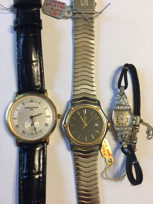 Frederick Constant, Ebel and Glycene watch