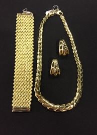18k gold statement jewelry