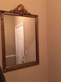 Gilded vintage mirror