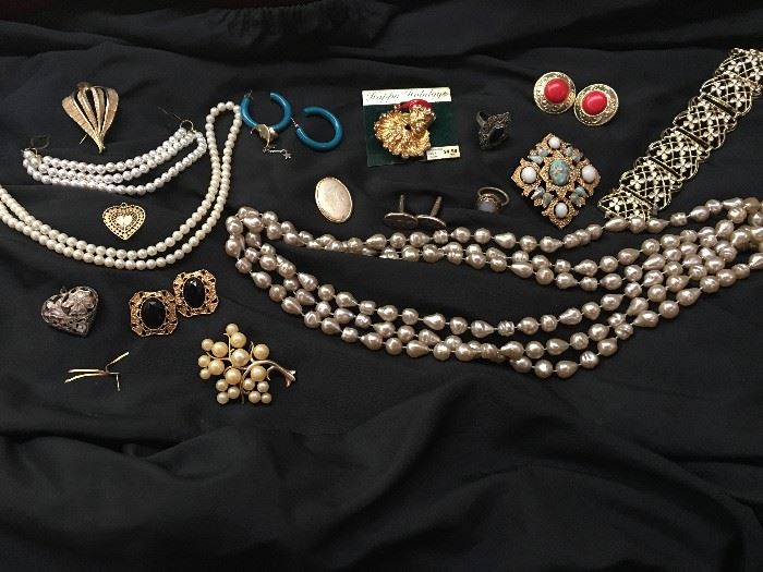 Beautiful assortment of costume jewelry