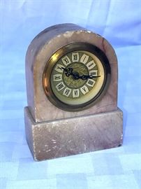 Vintage  Marble Table Clock