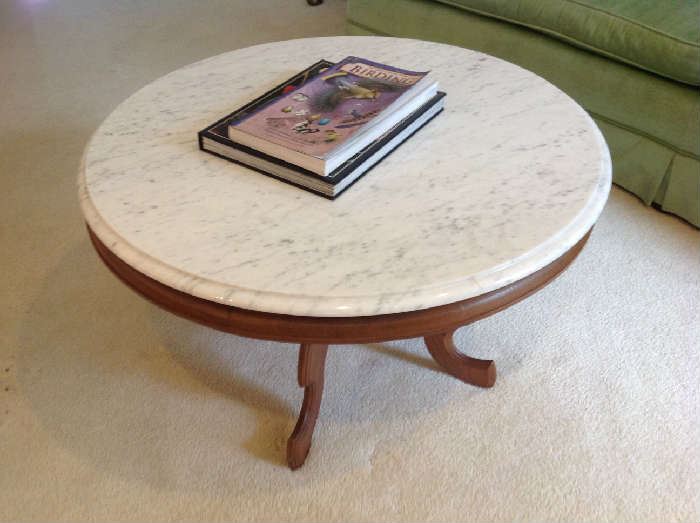 Marble Top coffee table $ 140.00