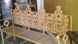 LARGE CAST IRON BENCH