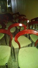 MANY SETS OF CHAIRS