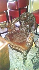 CARVED CHINESE CHAIR