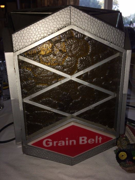 Vintage Grain Belt light