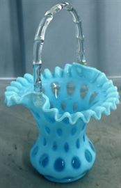#7369 Fenton Coin Dot Basket