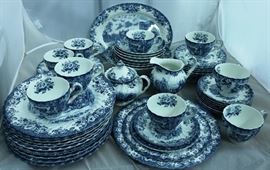 #7368 60pc Johnson Bros. Coaching Scenes