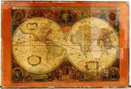 English old world coffee table