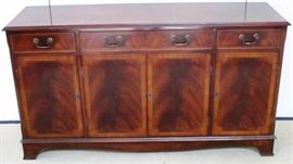 Banded inlay 4 door buffet