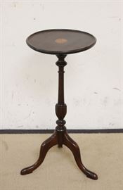 Inlaid English wine table