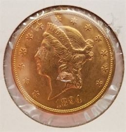 1894 $20 gold piece
