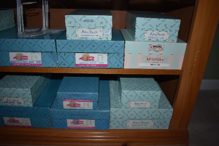 Boxes of Vintage Madame Alexander Dolls in Original Boxes in Mint Condition!