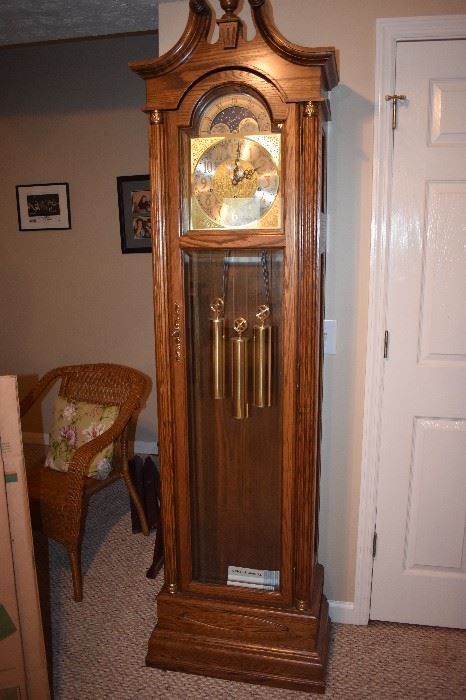 Beautiful Grandfather Clock with Multiple Chimes