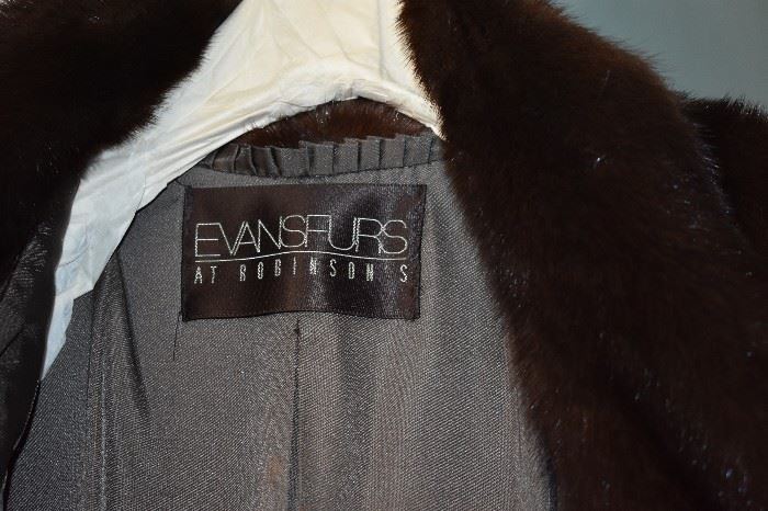 Gorgeous Full-Length Mink Coat - the price tag is still with it The original cost of this Absolutely Beautiful Mink Coat was $5,500.