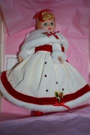 Madame Alexander Doll # 10601: "White Christmas" in original box