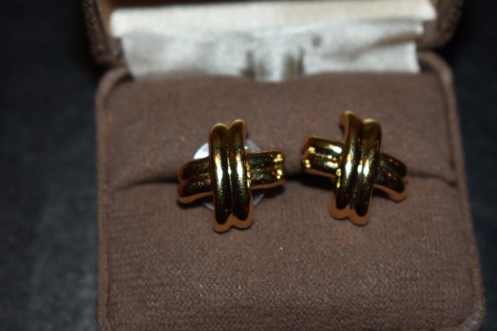 Vintage Earrings with 14K Gold Posts