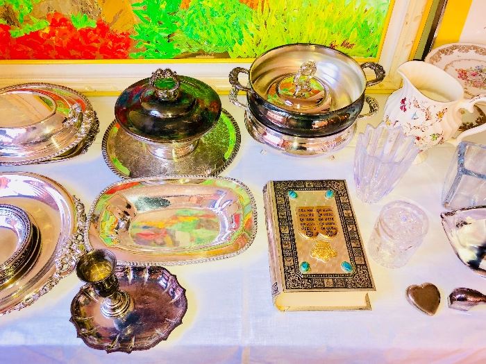 Decorative Silver plate items 