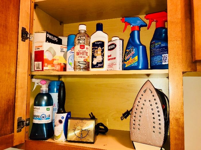 Cleaning products and iron