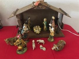 vintage Japanese nativity