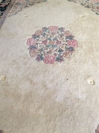 #1 rug floral rug 9x12 Garden Collection, machine made $150.00