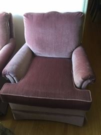 #3 chair (2) Broyhill rose chairs $65 each $130.00